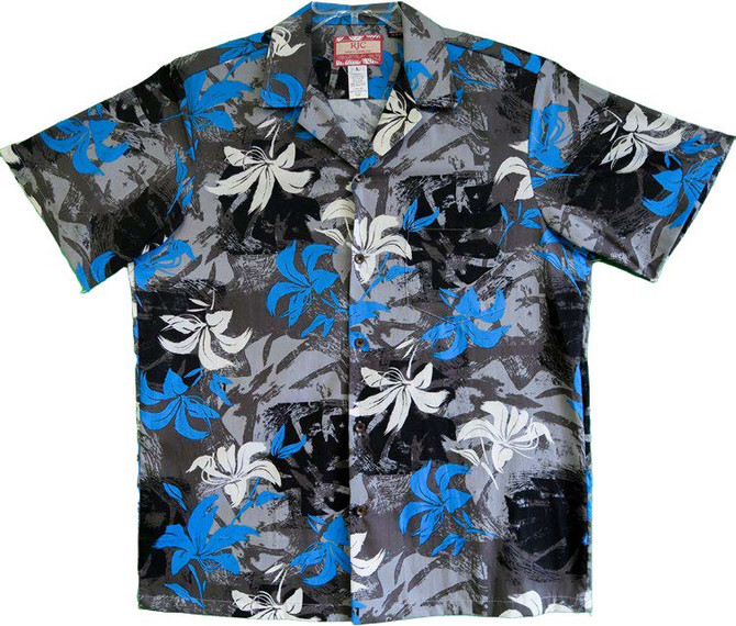 Floating White Ginger Men's Hawaiian Shirt