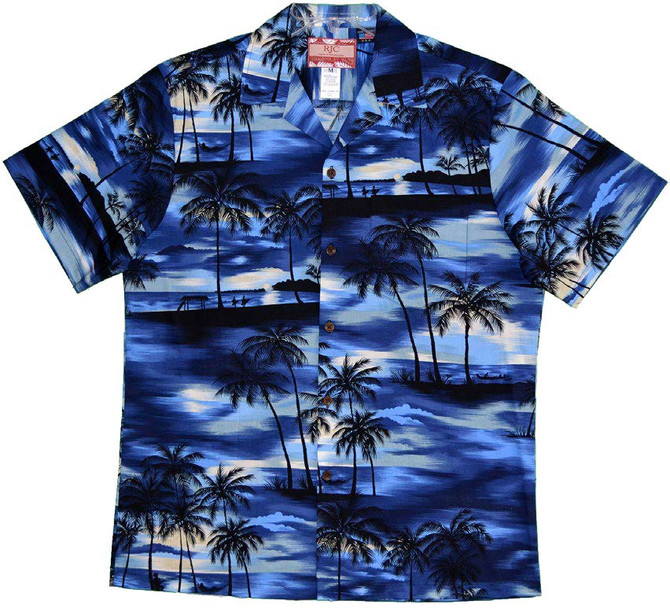 Night Time Surf Men's Hawaiian Shirt