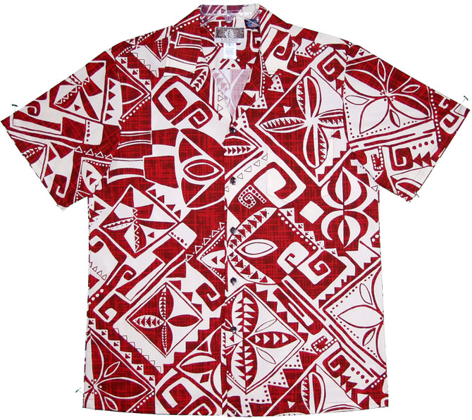 Polynesian Portrayal Men's Hawaiian Shirt