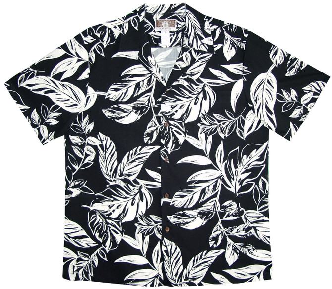 Leaves Up-Close Men's Hawaiian Shirt