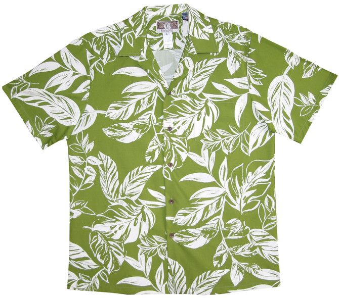 Leaves Up-Close Men's Hawaiian Shirt