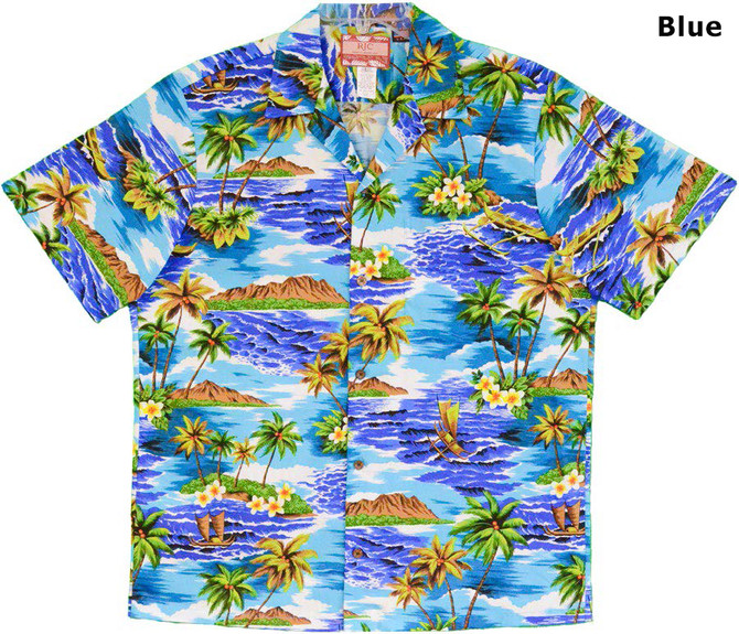 Coconut Outrigger Island Men's Hawaiian Shirt