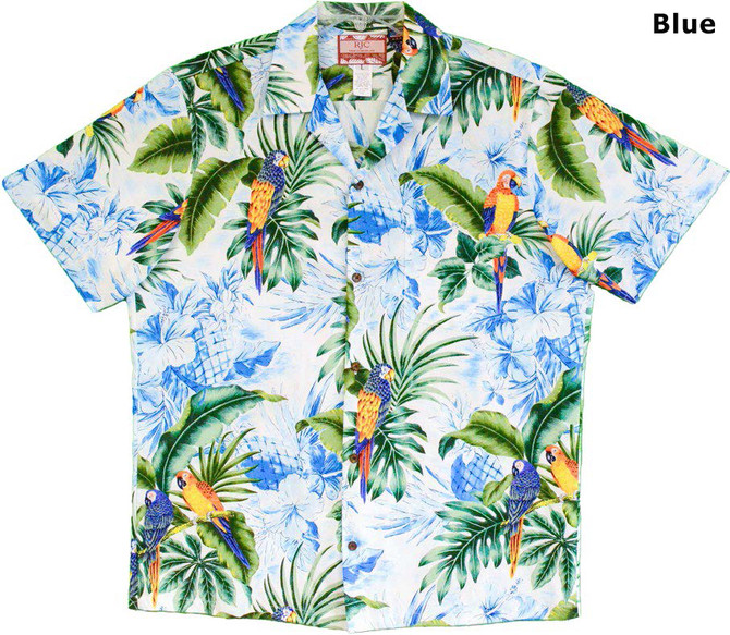 Resting Parrot Men's Hawaiian Shirt