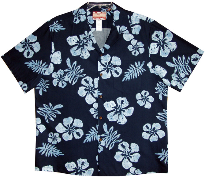 Old School Hibiscus Men's Hawaiian Shirt