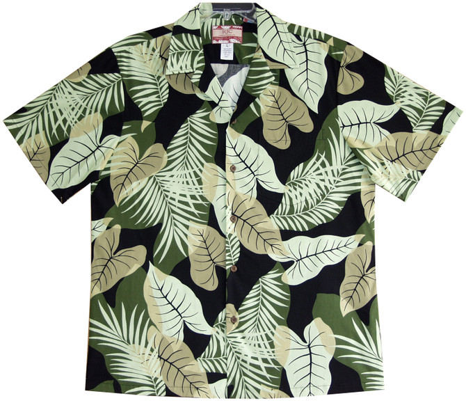 Sassy Garden Leaves Men's Hawaiian Shirt