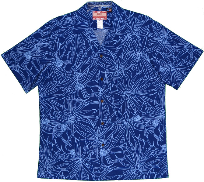 Hala Tree Fronds Men's Hawaiian Shirt