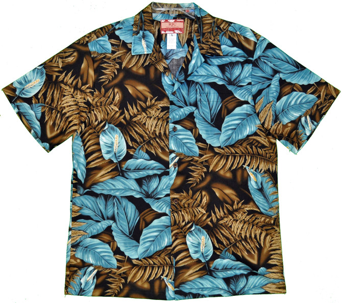Hidden Anthurium Garden Men's Hawaiian Shirt