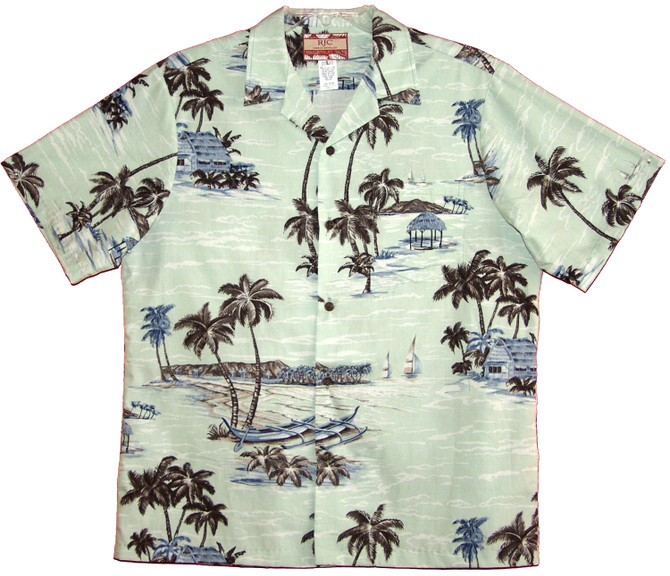 Outrigger Escape Men's Hawaiian Shirt