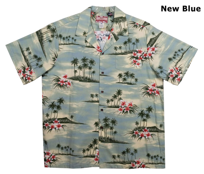 Plumeria Island Men's Hawaiian Shirt