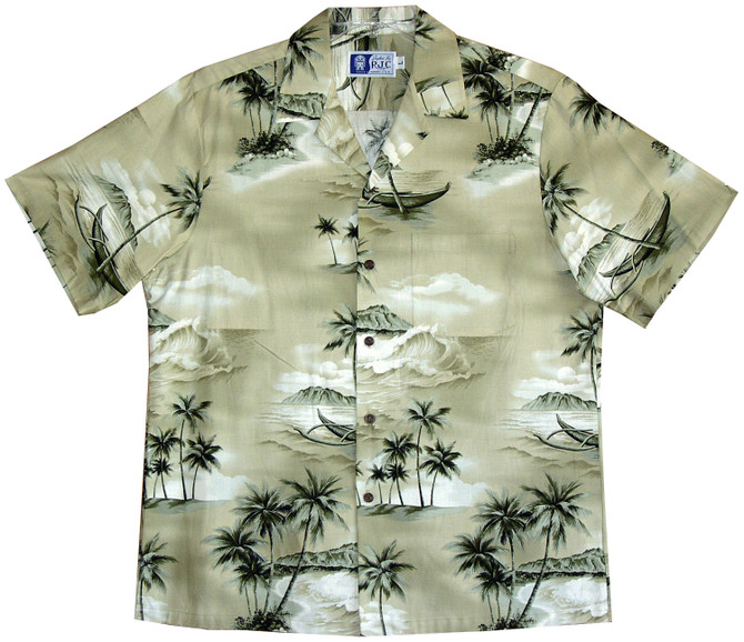 Finding Outrigger Men's Hawaiian Shirt