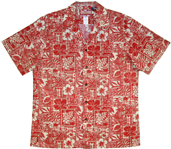 Caribbean Island Elementals Men's Hawaiian Shirt