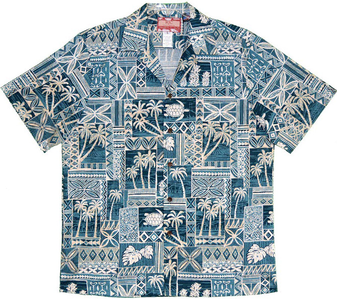 Polynesian Symbol Heritage Men's Hawaiian Shirt