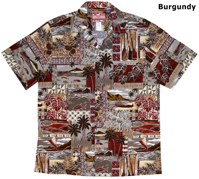 Hawaiian Lifestyle Image Men's Hawaiian Shirt