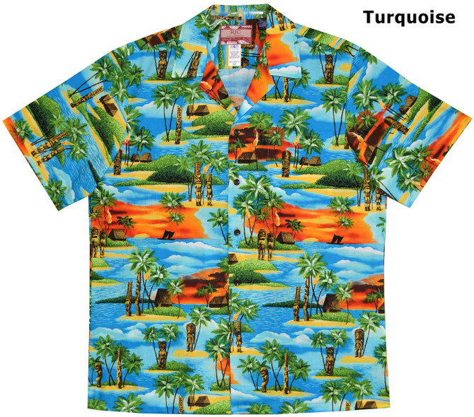 Tiki Kuka Ilimoku Men's Hawaiian Shirt