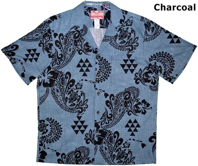 Tribal Shark Teeth Tattoo Men's Hawaiian Shirt