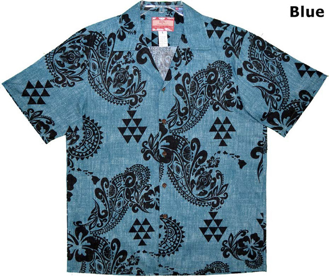 Tribal Shark Teeth Tattoo Men's Hawaiian Shirt