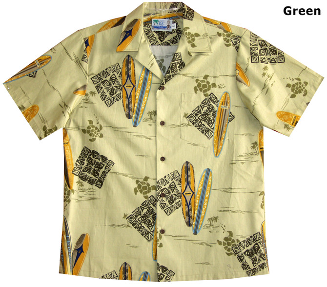 Honu Surfboards Men's Hawaiian Shirt