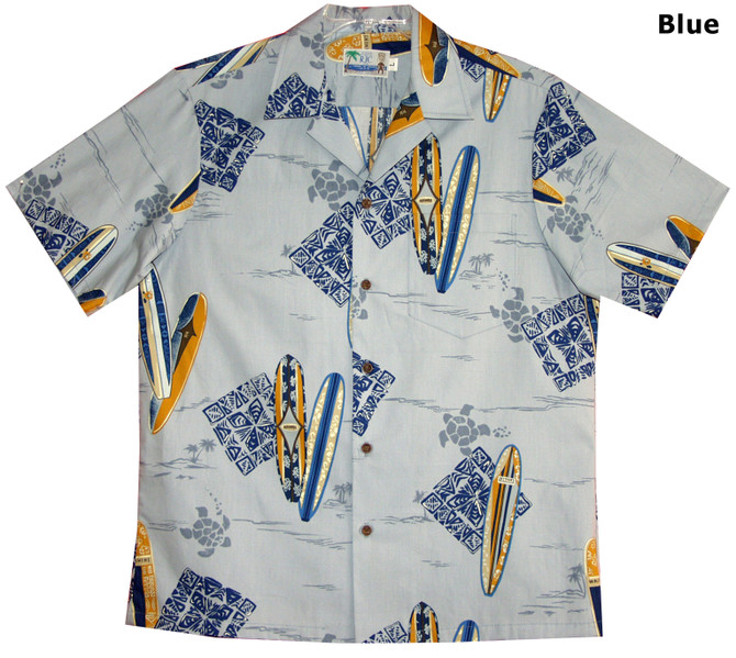 Honu Surfboards Men's Hawaiian Shirt