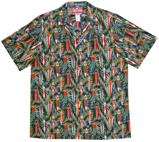 Surfboard Design Collection Men's Hawaiian Shirt