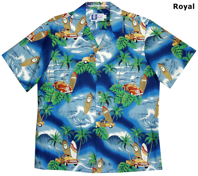 Woody Surf's Up Men's Hawaiian Shirt