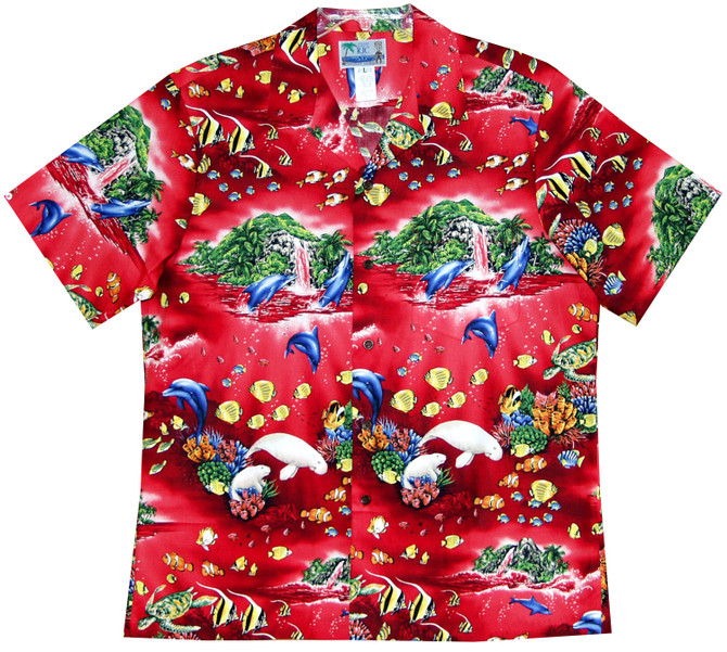 Snorkel Delight Men's Hawaiian Shirt