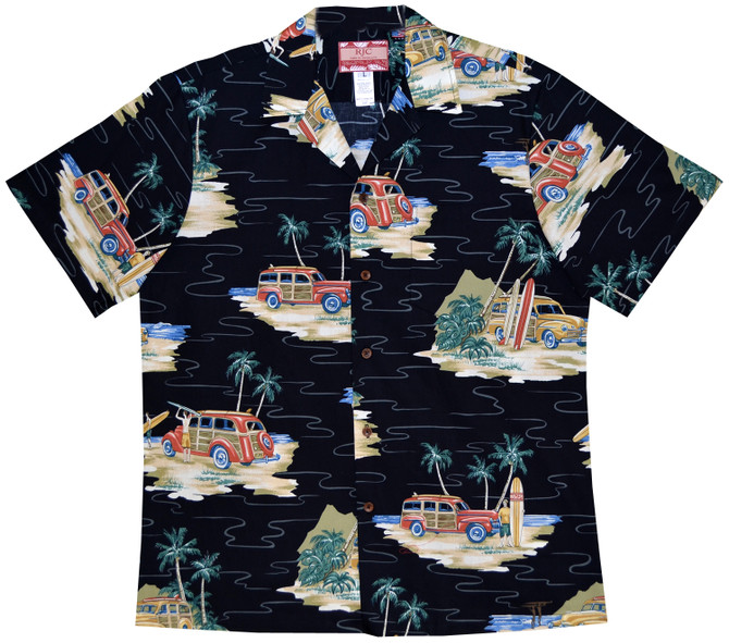 Classic Woodie Auto Men's Hawaiian Shirt