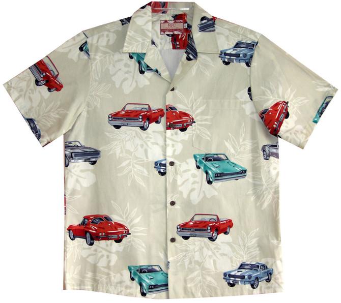 Muscle Cars Men's Hawaiian Shirt