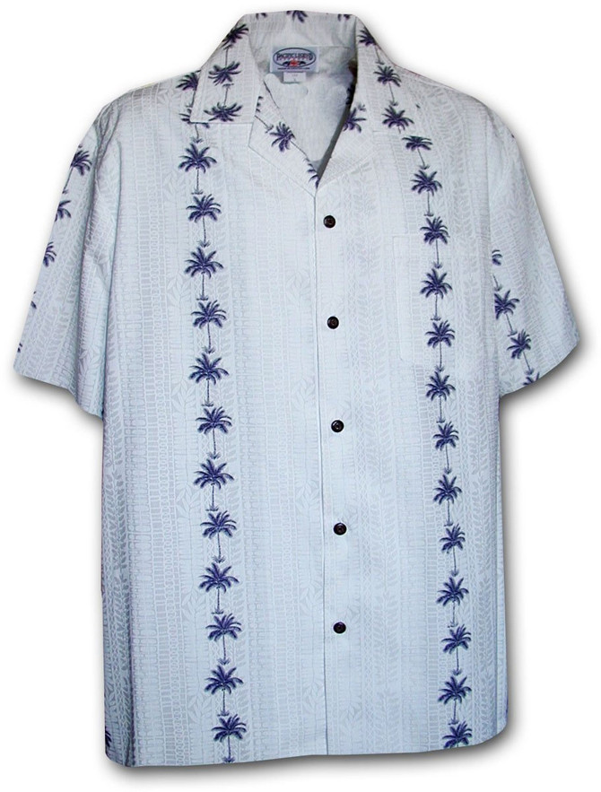 Coconut Tree Panel Boy's Hawaiian Shirt