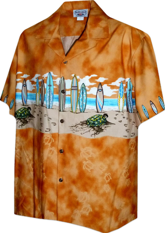 Turtle Beach Crawl Boy's Hawaiian Shirt