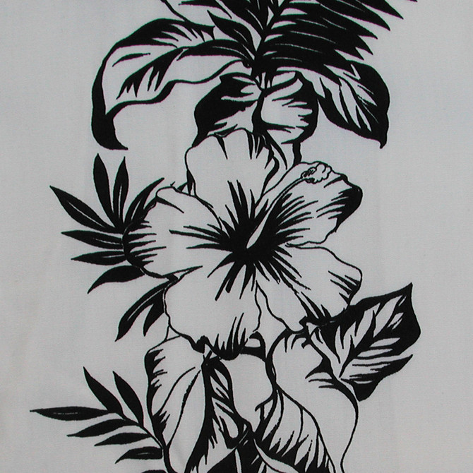 Paradise Found Men's Hibiscus Panel Hawaiian Shirt