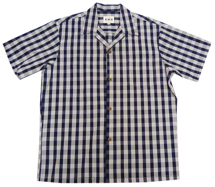 Men's Classic Hawaiian Paniolo Palaka Plaid Shirt - OhanaWear