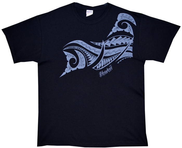 Polynesian Tribal Screenprinted Hawaiian T-Shirt - OhanaWear