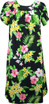 RJC Women's Hibiscus Plumeria Orchid Muumuu Dress