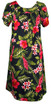 RJC Women's Red Ginger Hibiscus Muumuu Dress