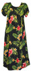 RJC Women's Frangipani Rose Mallow Ankle Length Muumuu Dress
