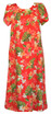 RJC Women's Rainbow Plumeria Ankle Length Muumuu Dress