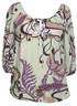 RJC Womens Magical Tropical Trip Peasant Blouse