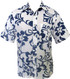 Go Barefoot Mens Star Pareau Placket Reverse Shirt