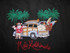 Go Barefoot Mens Christmas Woody Mele Kalikimaka Embroidered Shirt