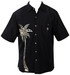 Go Barefoot Mens Poly Tattoo Palm Embroidered Shirt