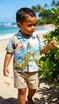 RJC Boys Paradise Island Surf 2pc Set