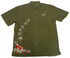 Bamboo Cay Mens Santa Resting Embroidered Shirt