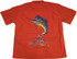 Bamboo Cay Men's Santa on the Sail Fish Tail Embroidered Shirt