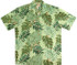 Leaves New Print Men's Hawaiian Aloha Rayon Shirt