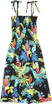 RJC Womens S - XL Jungle Parrot Elastic Tube Top Sundress