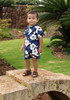 RJC Boys White Hibiscus Fern 2pc Set