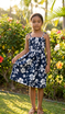 RJC Girls Classic Hibiscus Elastic Tube Dress