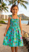 RJC Girls Hula Girl Fun Elastic Tube Top Sundress