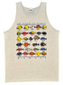 RJC Unisex Fishes of Hawaii Tank Top