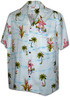 Flamigo in the Pond Men's Tropical Shirts